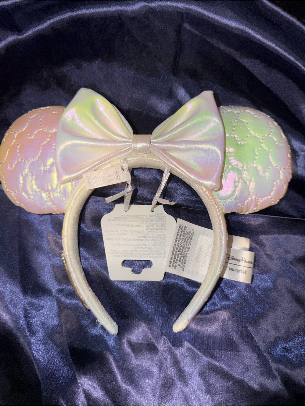 Disney Iridescent Quilted Minnie Ears Headband
